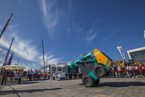 山河智能酷帅曾大虾，一大波美图带你亲临北京BICES展