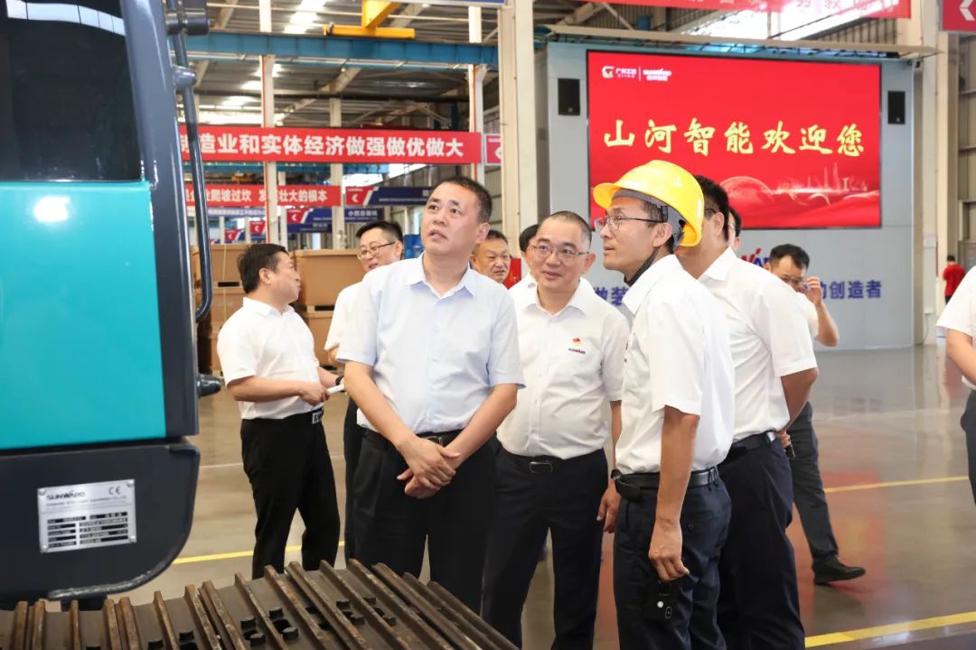 中铁城建集团党委书记、董事长申景涛到访山河智能