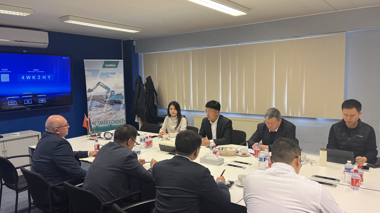 广州工控党委书记、董事长景广军率队赴山河智能欧洲子公司考察