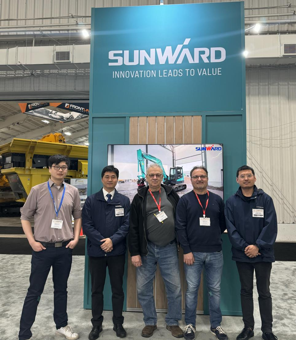 山河智能亮相加拿大最大重型设备展